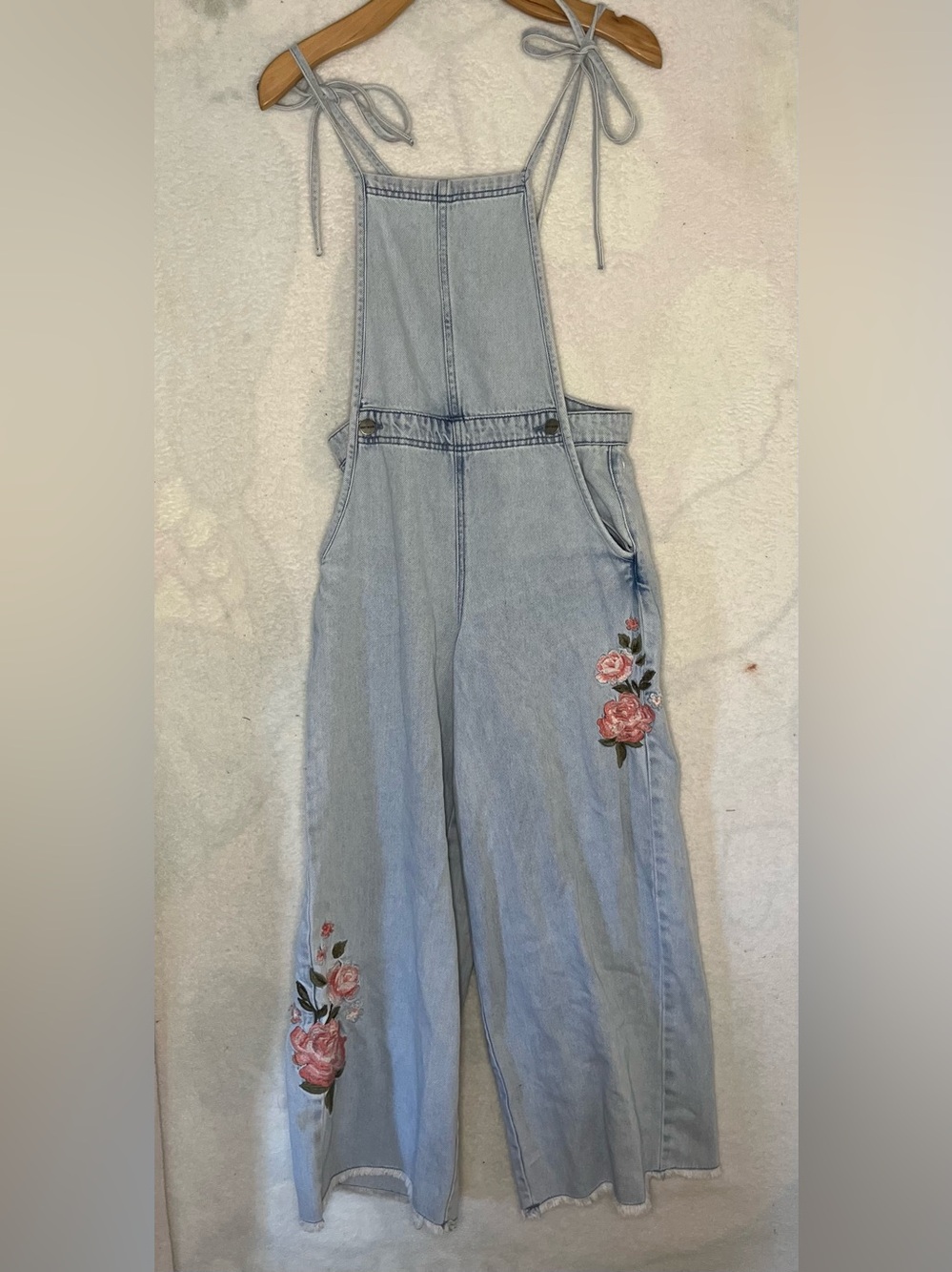 Free People x Driftwood Raphy Size M Overalls Embroidery